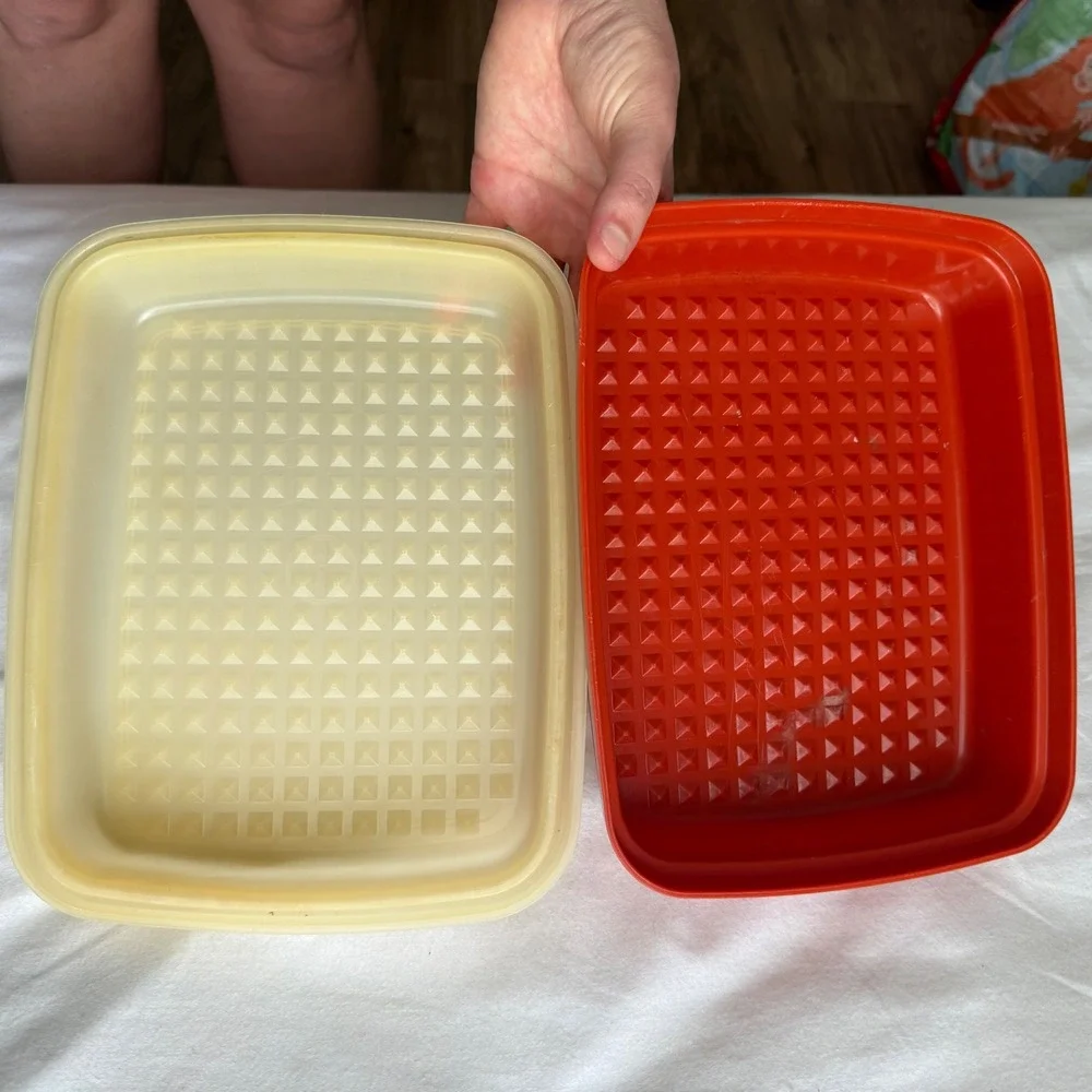 Tupperware vintage meat